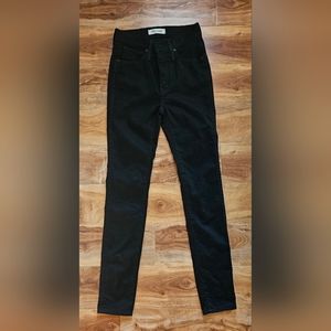 Madewell Hi-Rise Black Skinny Jeans, Size 24